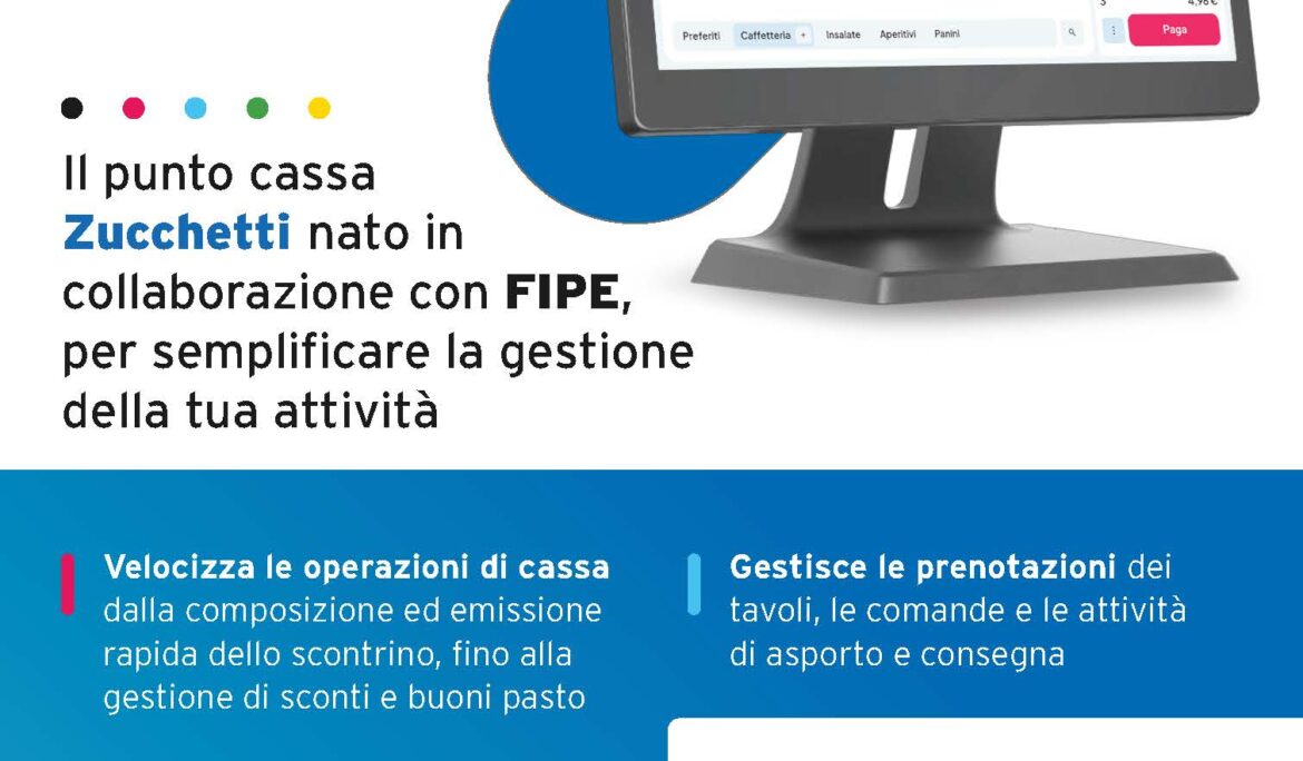 Accordo commerciale Fipe – Zucchetti Hospitality – Circolare Fipe n. 133