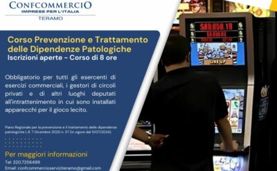 Corso prevenzione e trattamento delle dipendenze patologiche