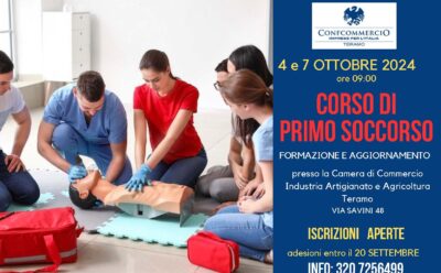 corso di primo soccorso 4 e 7 ottobre