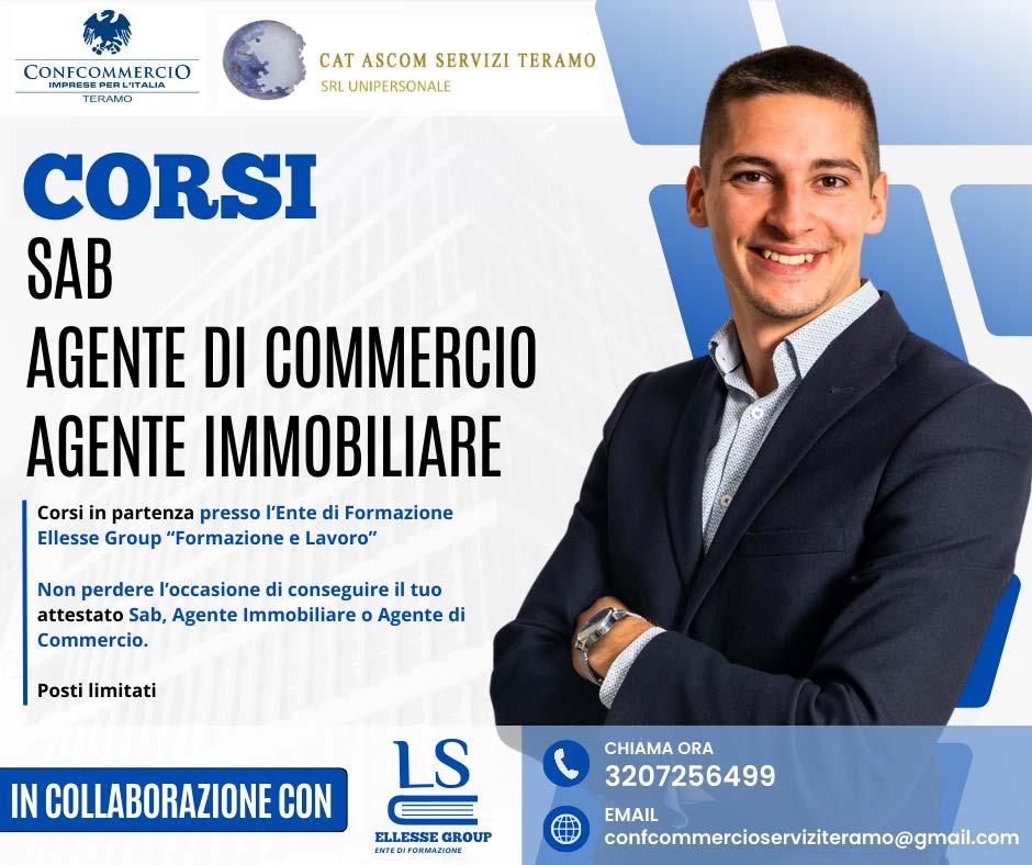 Corsi SAB Agente di commercio e Agente immobiliare