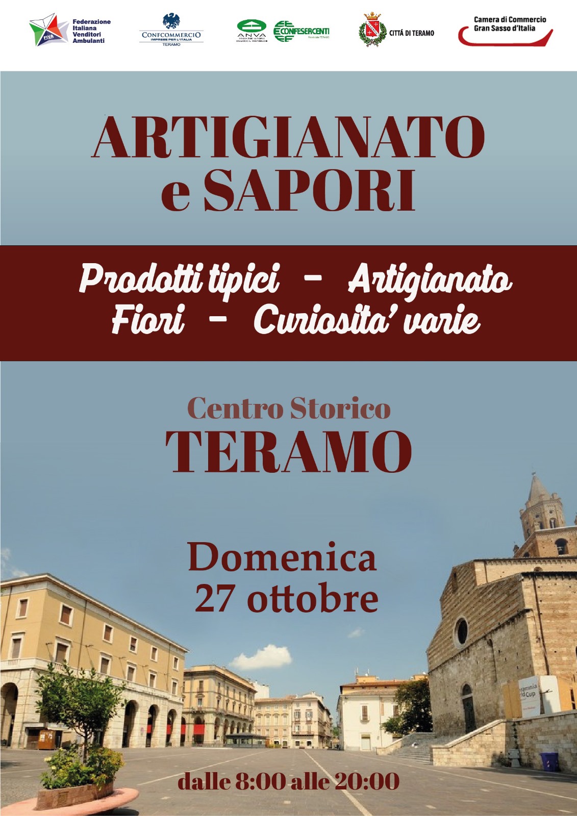 Artigianato e Sapori – Teramo centro storico 27 ottobre