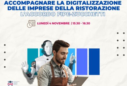 Accompagnare la digitalizzazione delle imprese della ristorazione – 4 novembre ore 15.30