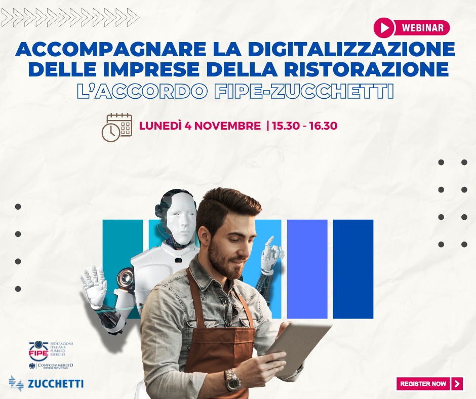 Accompagnare la digitalizzazione delle imprese della ristorazione – 4 novembre ore 15.30