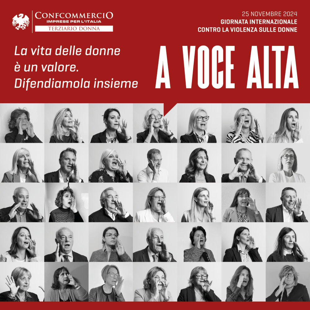 Violenza di genere: Confcommercio “alza la voce”