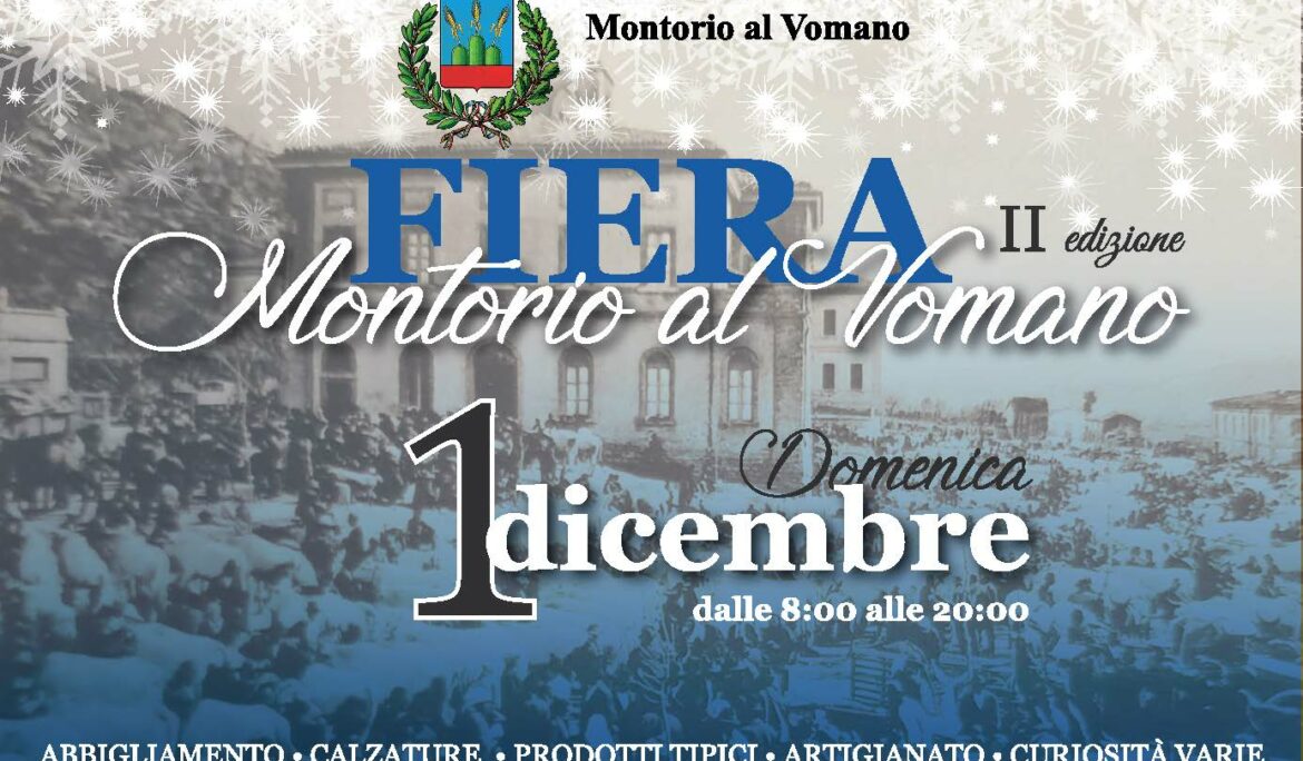 Fiera II Edizione Montorio al Vomano – Domenica 1° dicembre