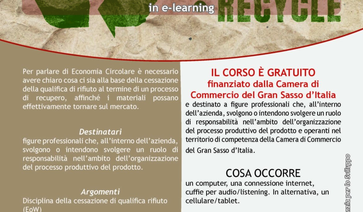 “END OF WAISTE – LA RESPONSABILITÀ ESTESA DEL PRODUTTORE” – 25 novembre 2024