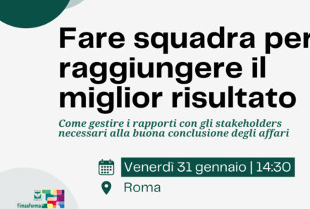 Webinar – Fare squadra per raggiungere il miglior risultato