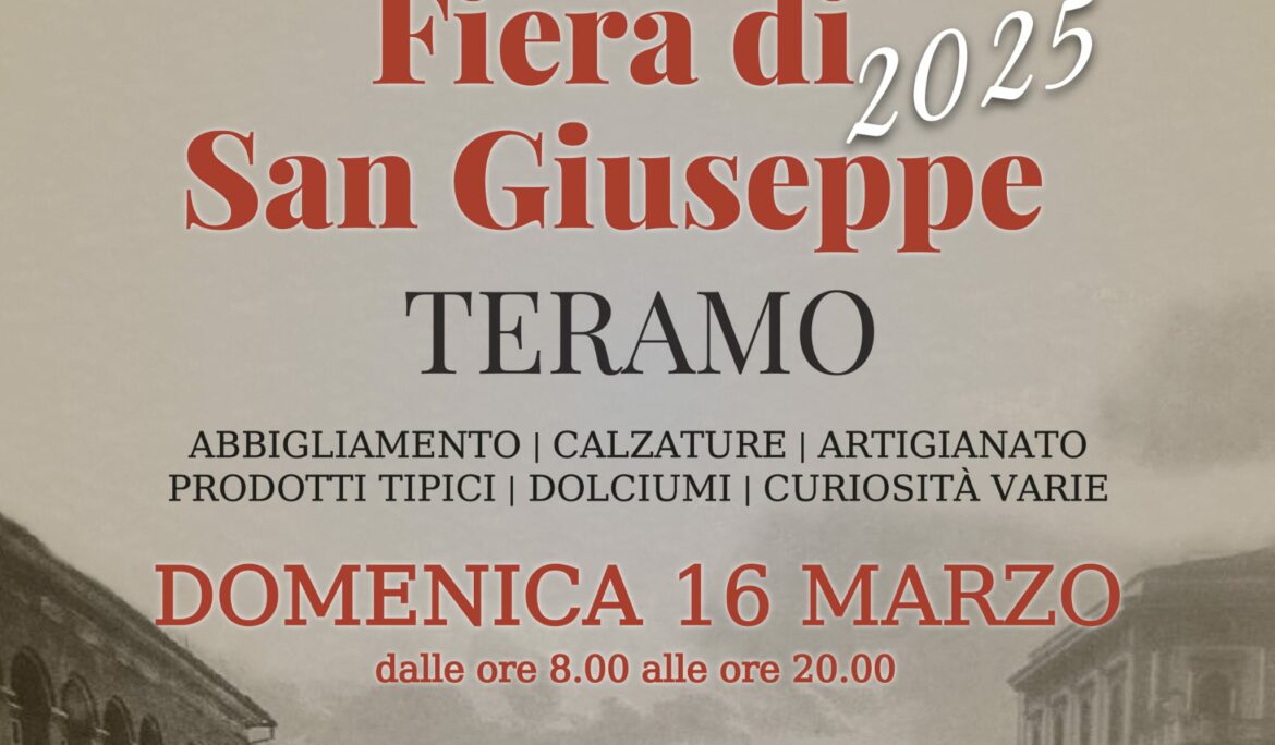 Fiera di San Giuseppe Teramo 2025