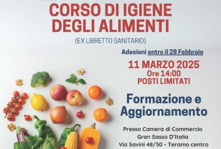 corso igiene degli alimenti ex libretto sanitario 11 marzo 2025